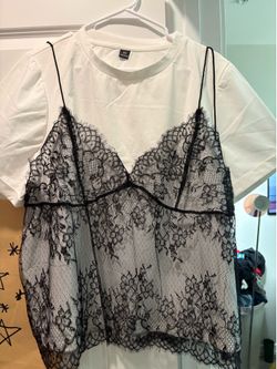 SheIn plus size lace shirt