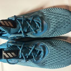 New Adidas Mens Alphabounce Blue Running Shoes Sneakers Size 8