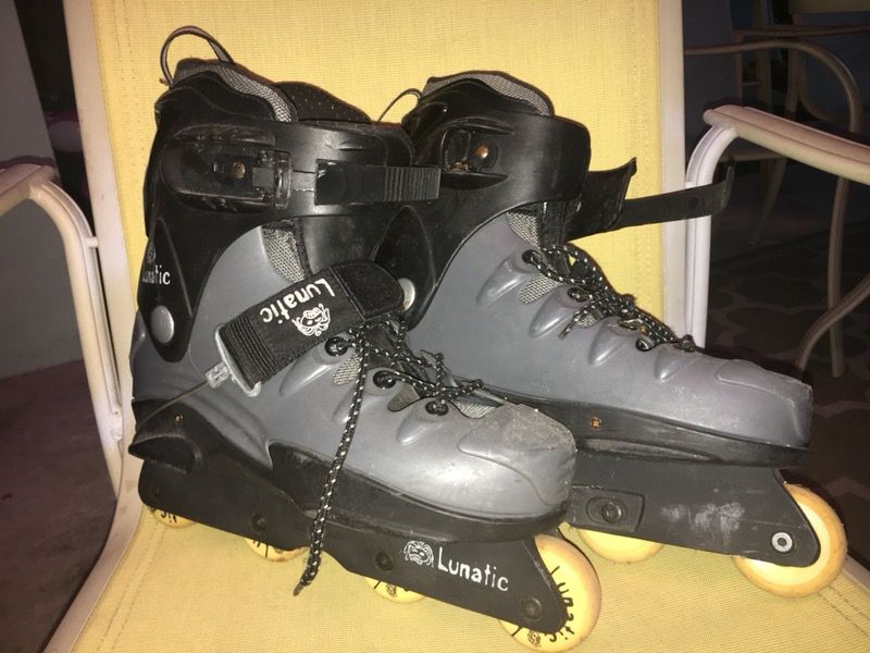 Lunatic Aggressive Inline Skates Roller Blades Men's Size 10