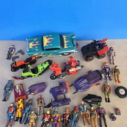 M.a.s.k by kenner 80s action Figure Lot Parts