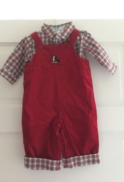 Janie and jack dog outfit Red cute for Valentine’s Day! 3-6 month’s