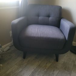 Charcoal  Three Piece Couch Set 