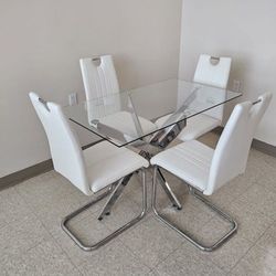 NEW Dining Table Set 5 Pieces New ( 3 Colors) 🍽 