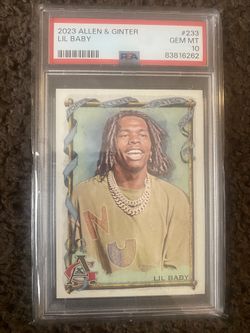 2023 Allen & Ginter Lil Baby PSA Graded 10