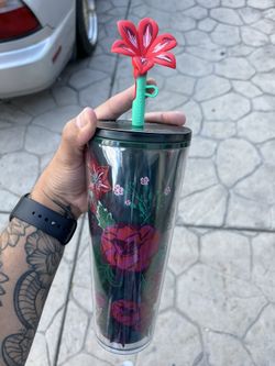 Starbucks Target Exclusive Poinsettia Straw Topper