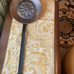 Vintage Copper Chestnut Roasting Hearth Pan 