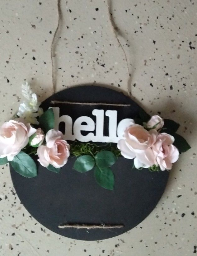 "Hello" Signs For Entryway/Porch