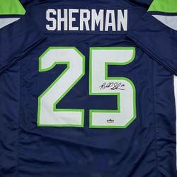 Richard Sherman Autographed Jersey!