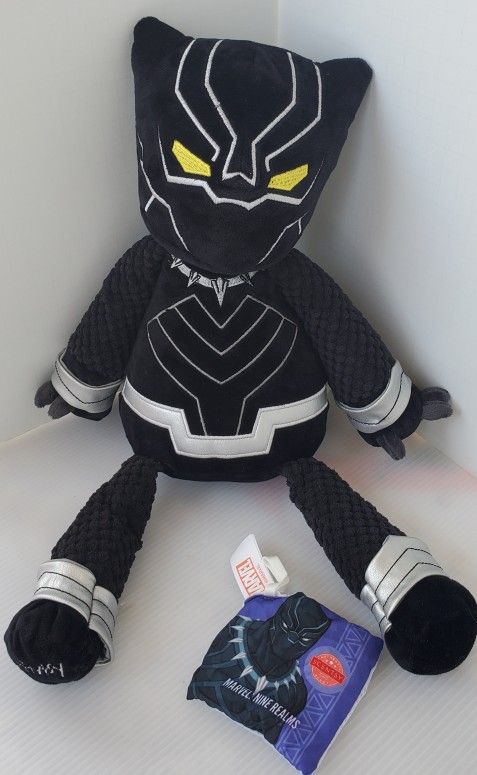 Black Panther Authentic Scentsy Buddy Plush Marvel Superhero Kids Lovey Toy