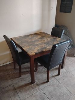 table and chair