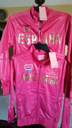 Two brand new pink jackets size M and L