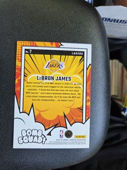 LeBron James Bomb Squad Card Number 7
