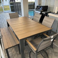 5-Piece Outdoor Patio Dining Set