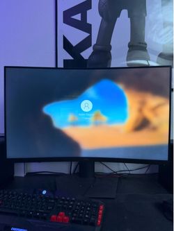Curved dell gaming monitor 42x42