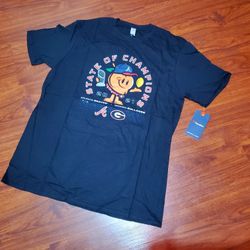 Atl Braves/Bulldogs  Theme 21'🏆👕 Brand New W Tags Sz.XL 