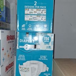 Size 2 Diapers 196 Count 