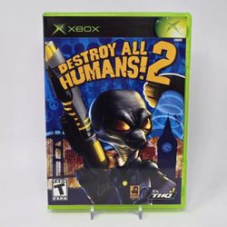 Destroy All Humans 2 (Original Xbox) Case & Disc TESTED