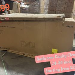 Bathroom Vanity Clearance,30-84 inch 11.81