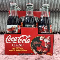 Coca Cola Christmas 1996 Bottles