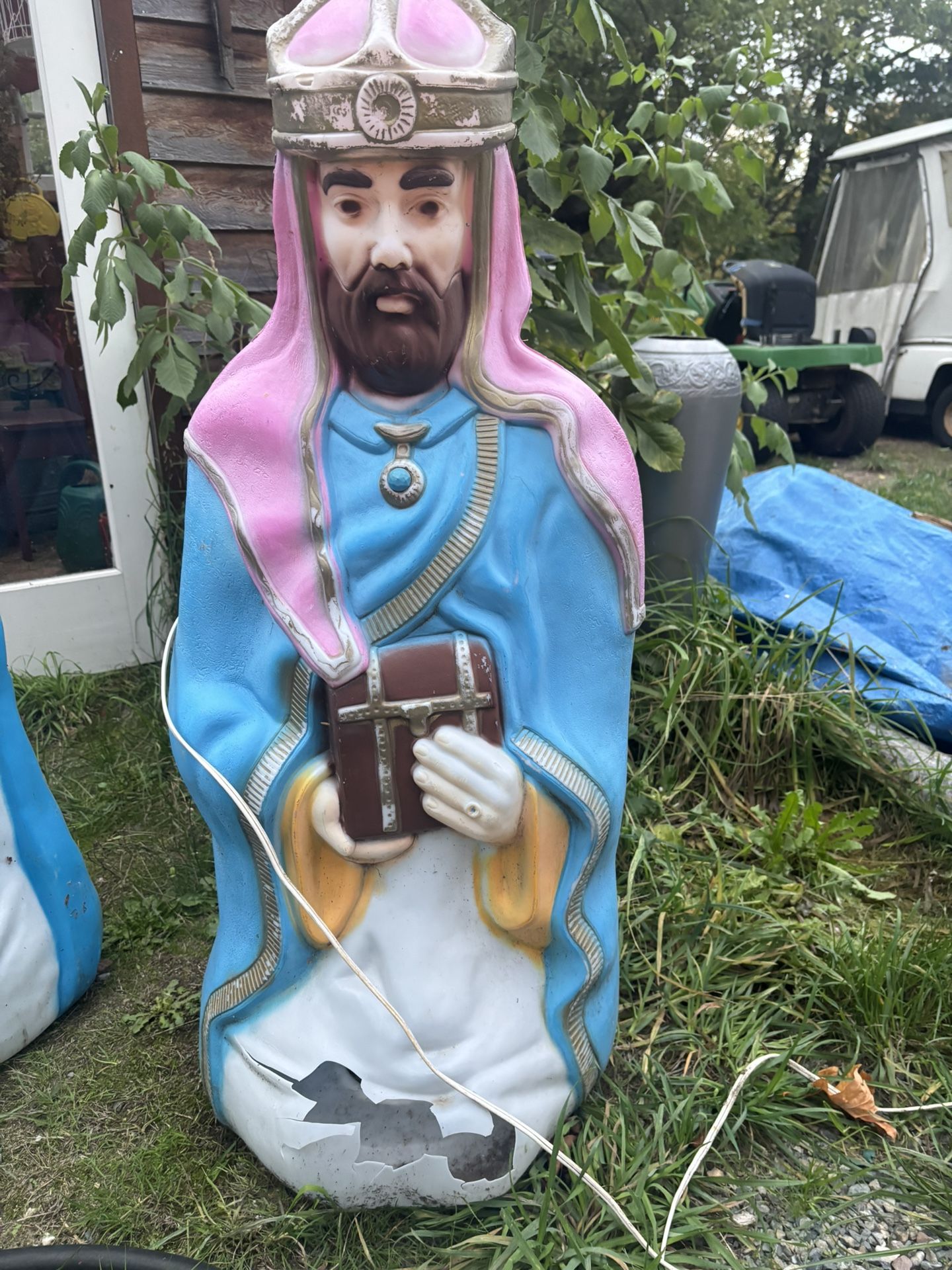 Vintage Nativity Blow Molds