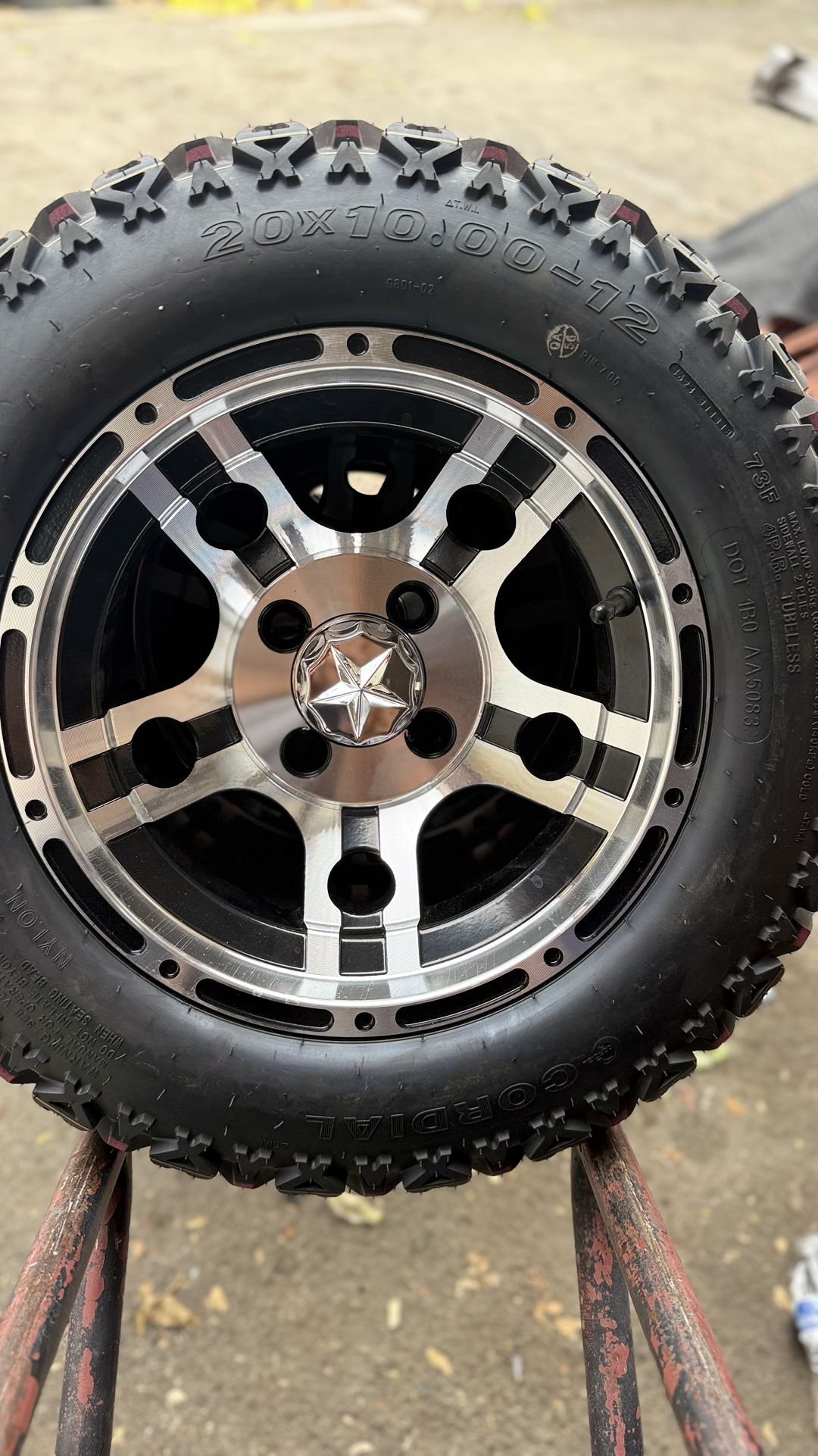 Golf Tires With Rims