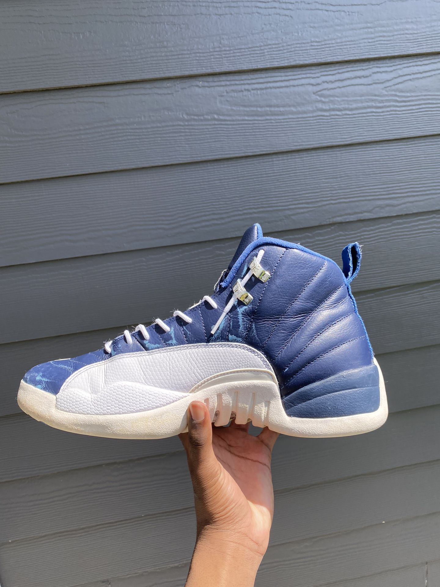 On Feet Jordan 12 Indigo Near Me AIR JORDAN XII 12 RETRO SE