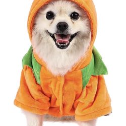Yoption Puppy Dog Pet Halloween Pumpkin Costume Outwear Coat Apparel Hoodie (M)