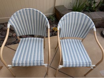 Outdoor woven chairs Set