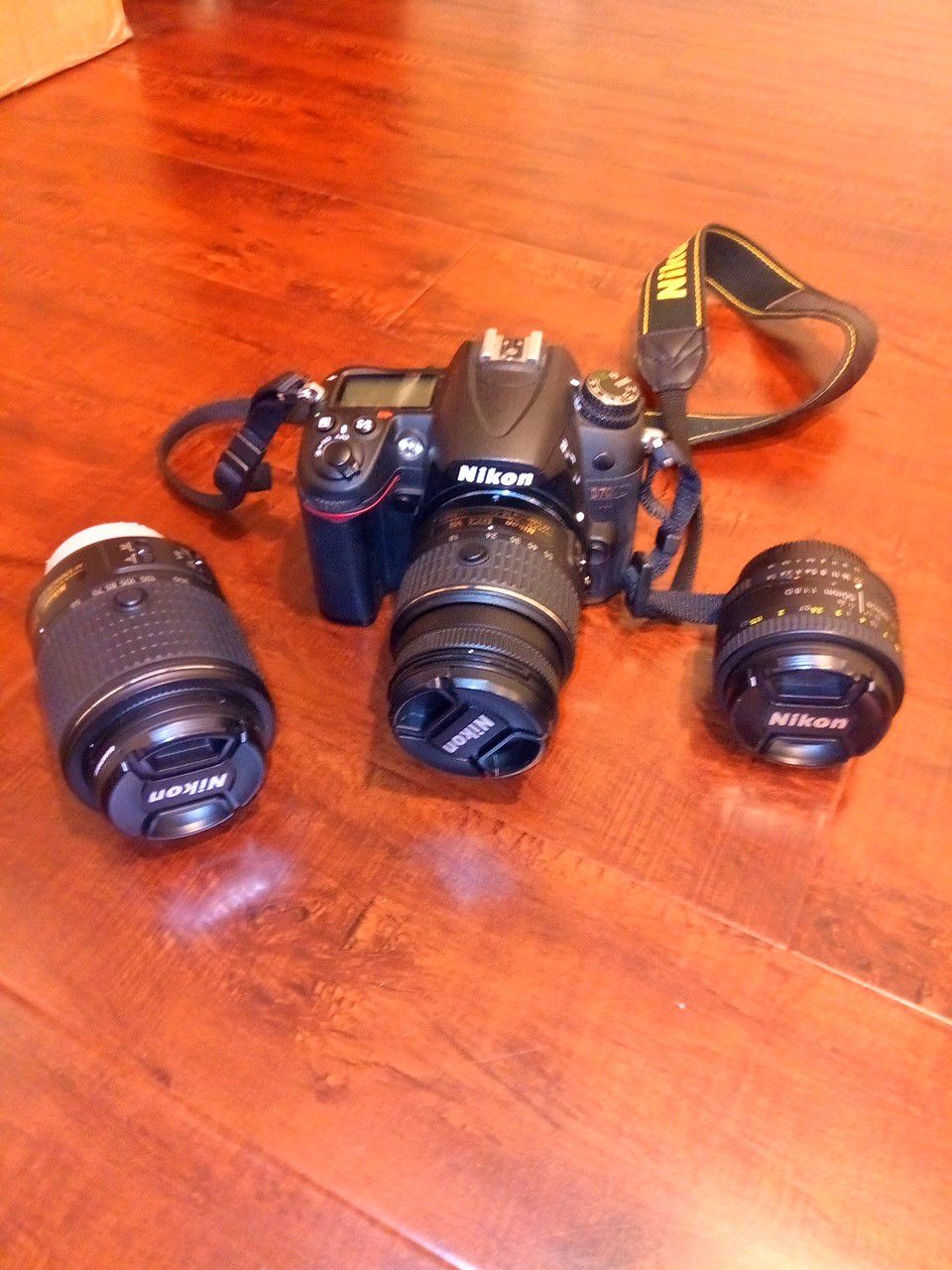 Nikon D7000 with three lenses
