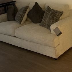 the Soletren Stone Sofa by Ashley Furniture