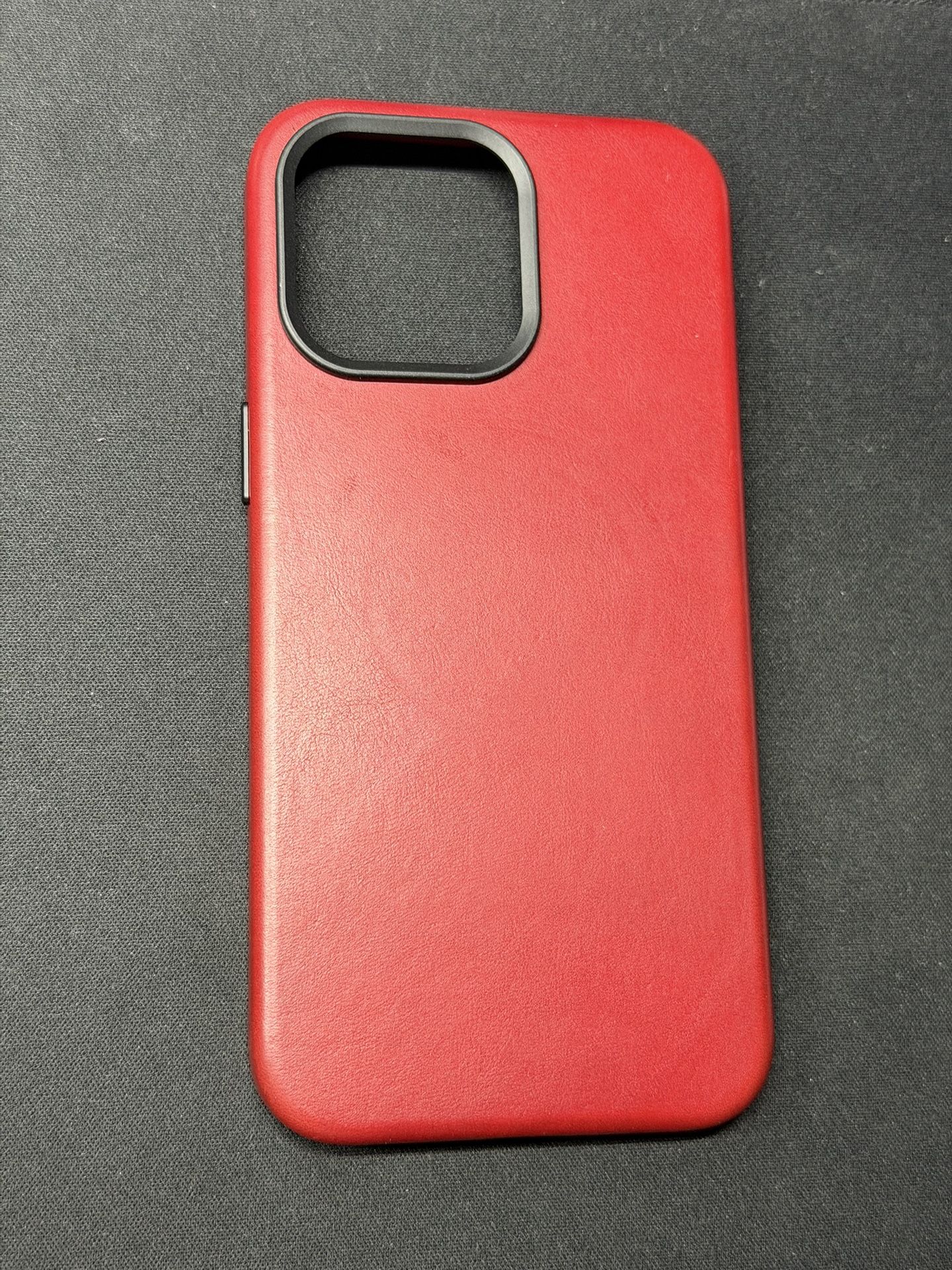 Andar Leather Case - “Technically Red “ (Apple iPhone 15 Pro Max)