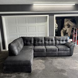 Gray Ashley Sectional Couch sofa 