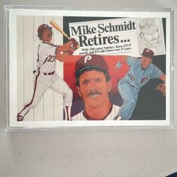 1990 Upper Deck Mike Schmidt Retires #20