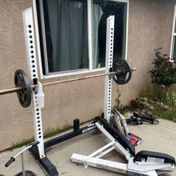 Weight Bench-Olympic Mar-bench-dumbbells