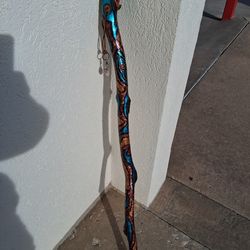 Custom hand made hiking stick