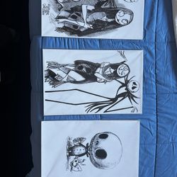 Nightmare Before Christmas Art Prints
