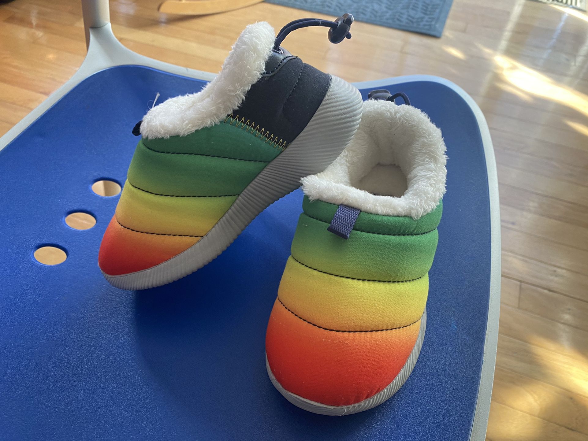 Size 10 Toddler Slipper Shoes — NEVER WORN!