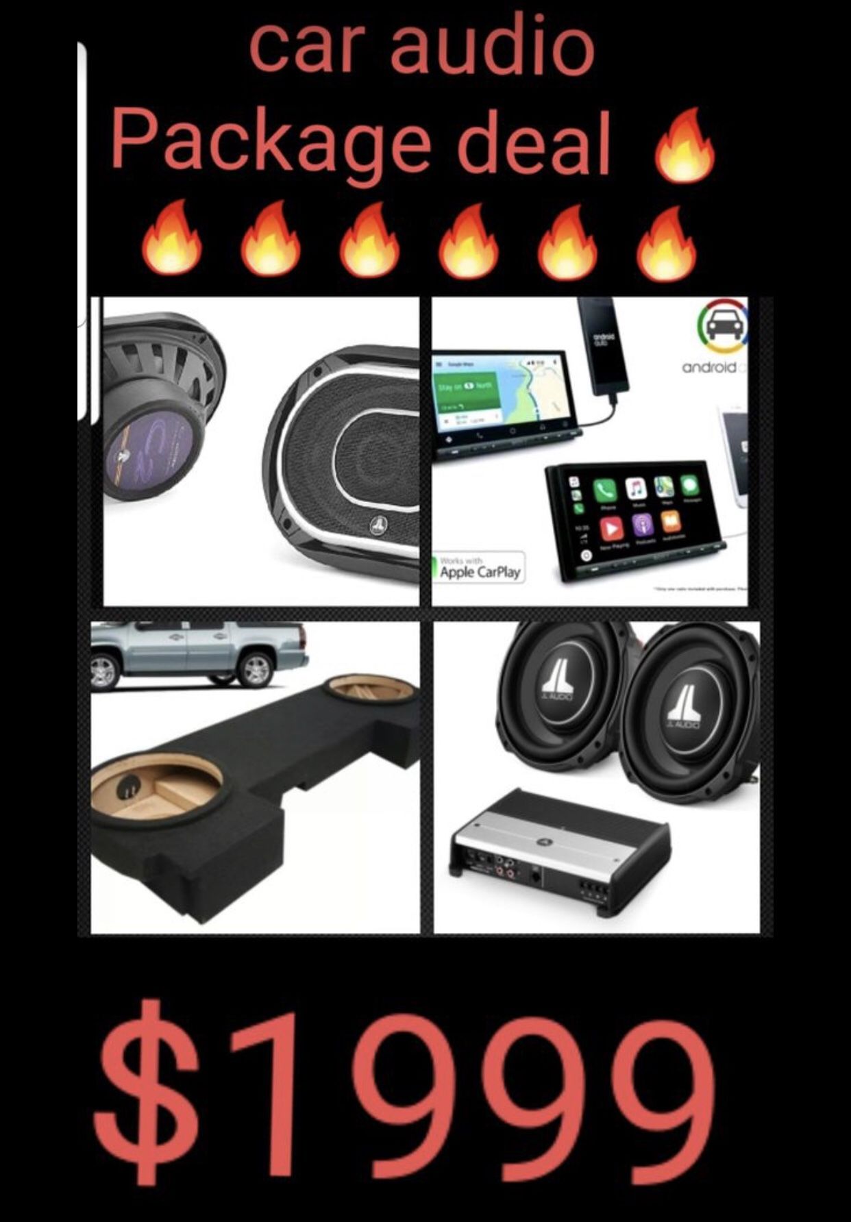 JL Audio system car audio Package deal 🔥🔥🔥🔥