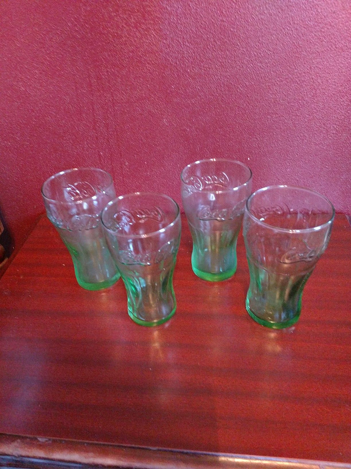 4 Coca-Cola Glasses