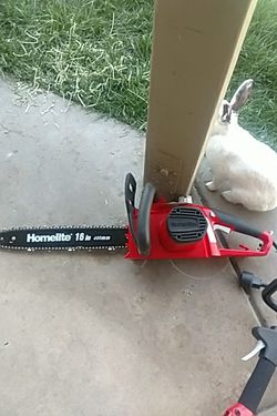 Homelite 14 inch chainsaw Corded