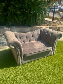 Small sofá, Velvet dimensions L38”/T18“/D21“