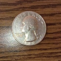 1983 Quarter In Cod We Trust Error
