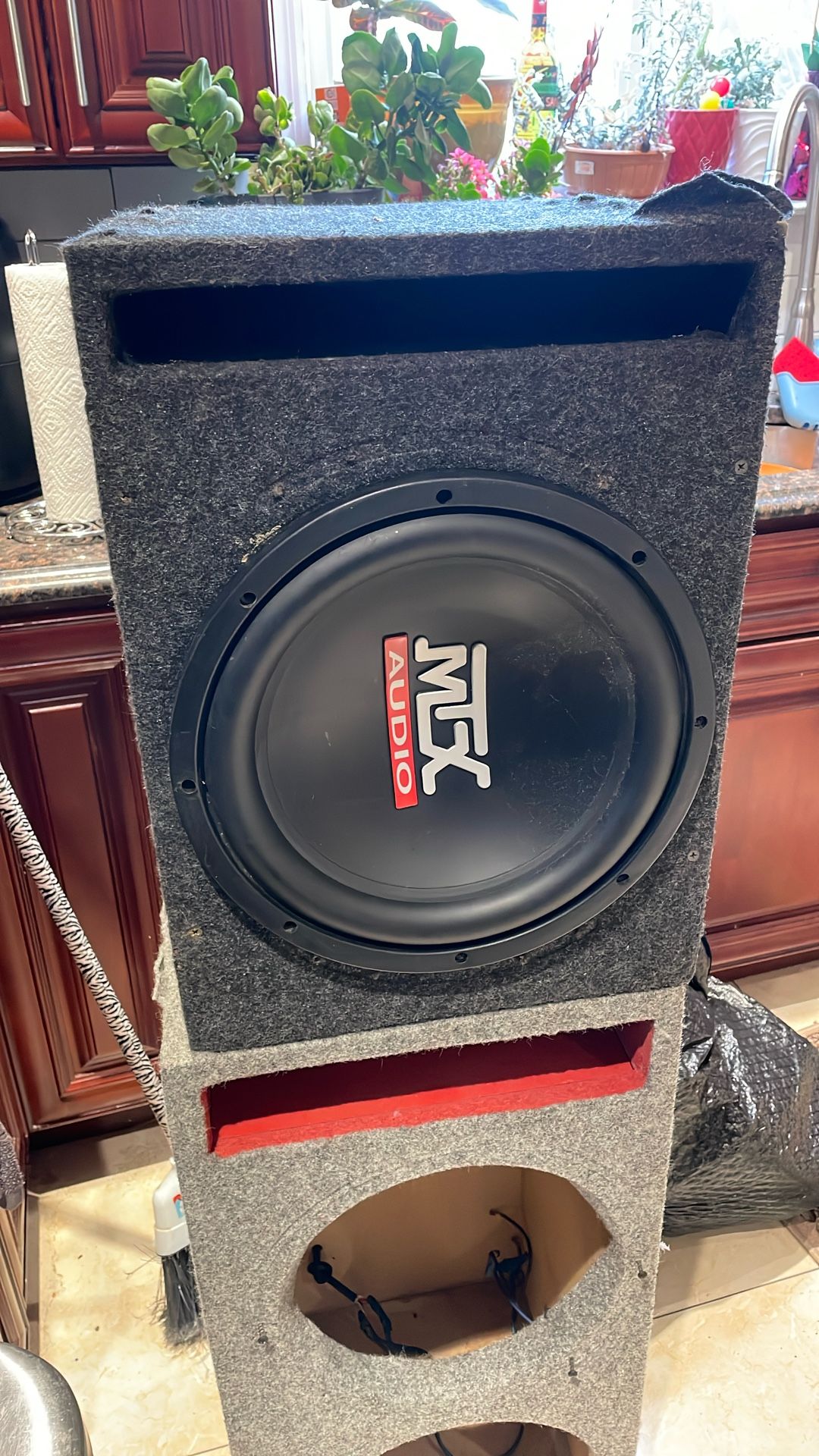Single 12” Subwoofer Box And dual 12” Subwoofer Box (empty)