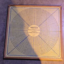 1950's Chicago Curtain Stretcher Co. Hostess Doily Stretcher