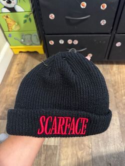 Scarface Black Knit Beanie Hat