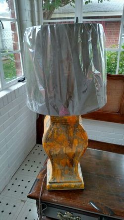 Vintage lamp. New share. Large.