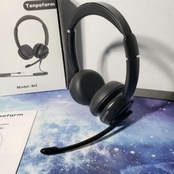 New Tempoform Headset W/ Mic, USB Headset W/ Microphone, Computer Headset W/ Noise Canceling Microphone for PC Laptop, Wired Headset for Work from Hom