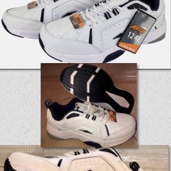 Avia Men's Leather Shoes 4E Extra Wide Memory Foam Lightweight Size 12 -77064 Area code