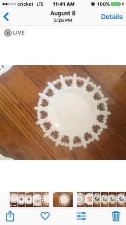 Milkglass Plate