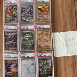 Pokémon Card Psa Slabs
